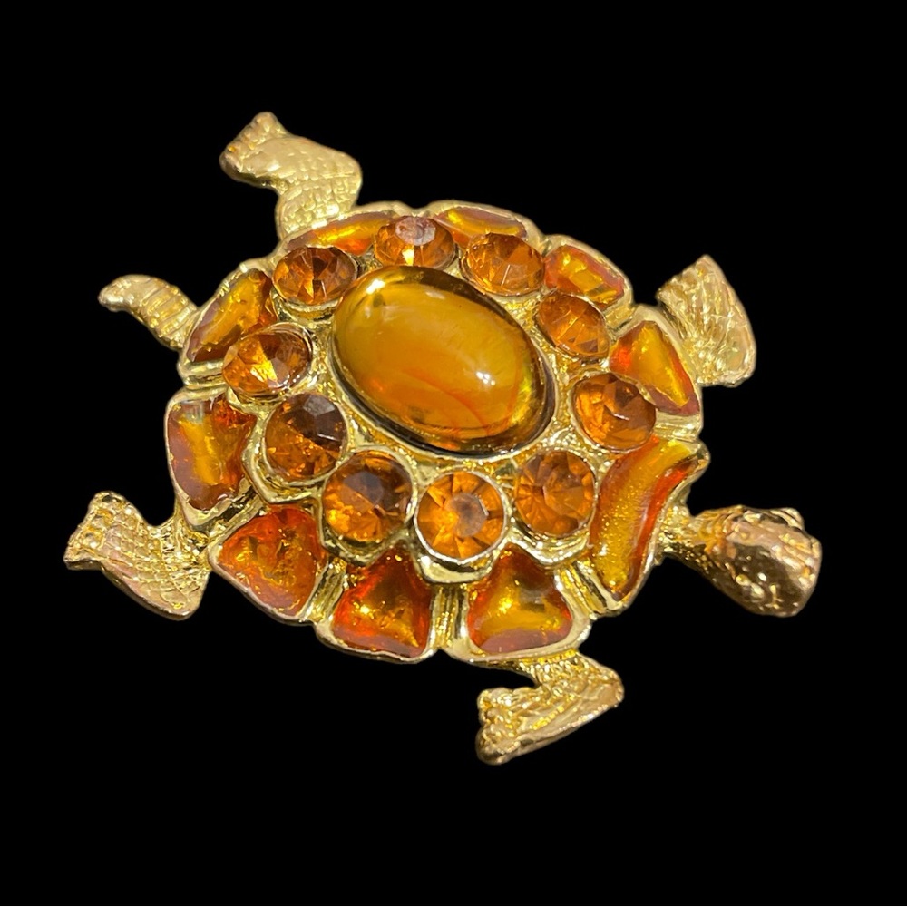 Vintage Turtle Brooch